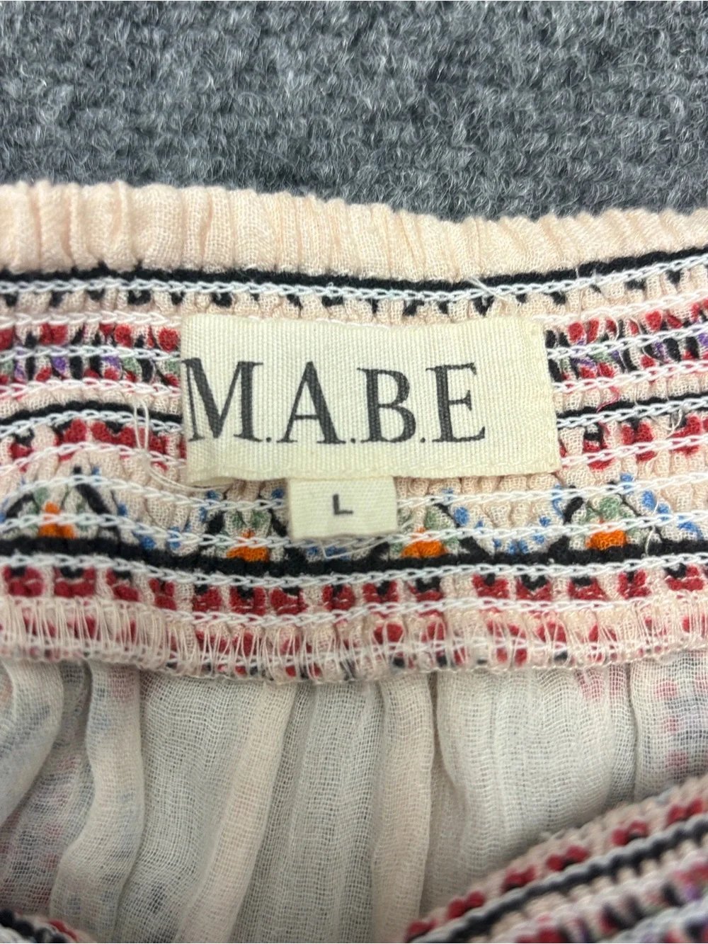 M.A.B.E. Eden Print Mini Skirt
